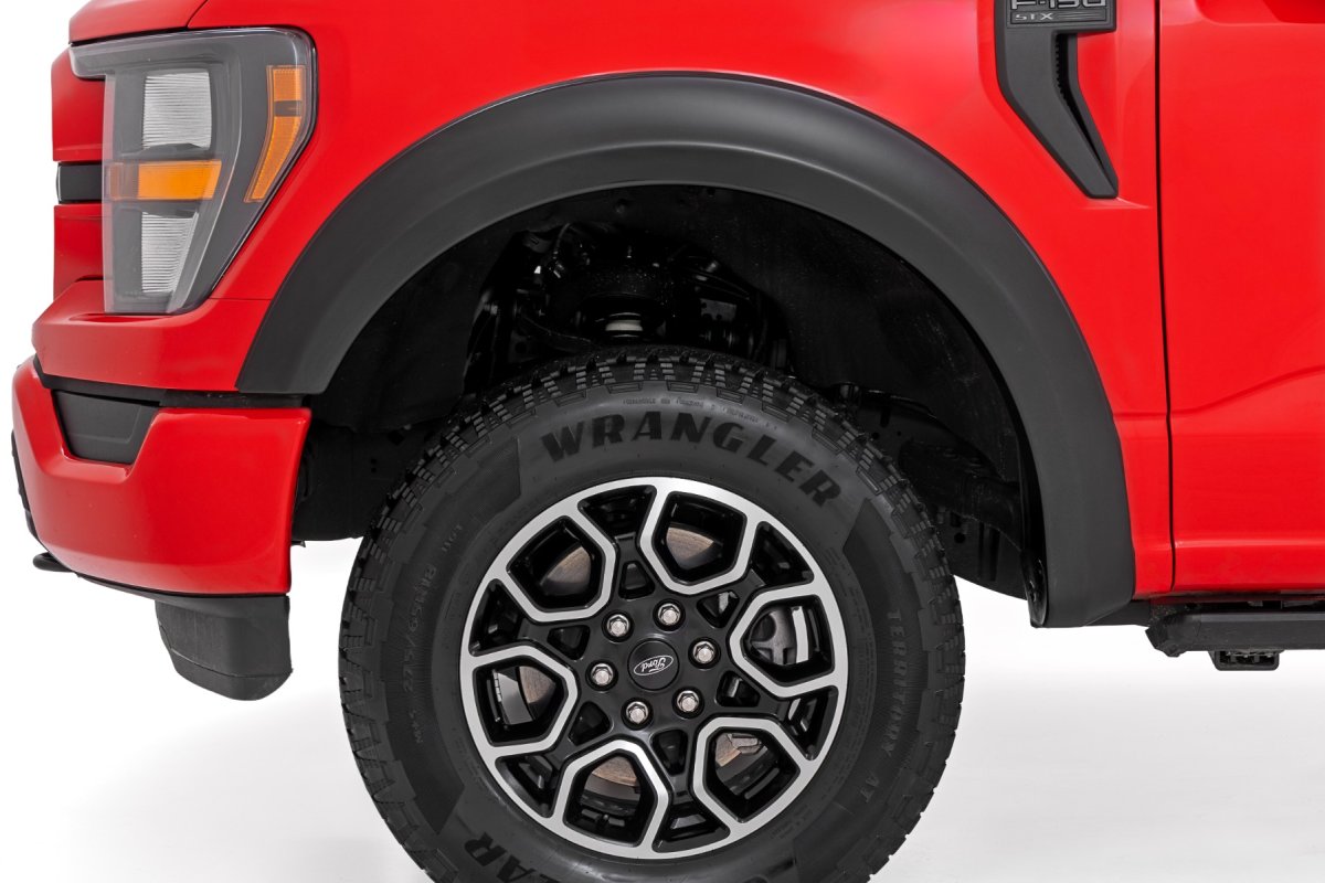 Ford F-150 Fender Flares - Rough Country - Sport - E9 Argon Blue - '21-'26